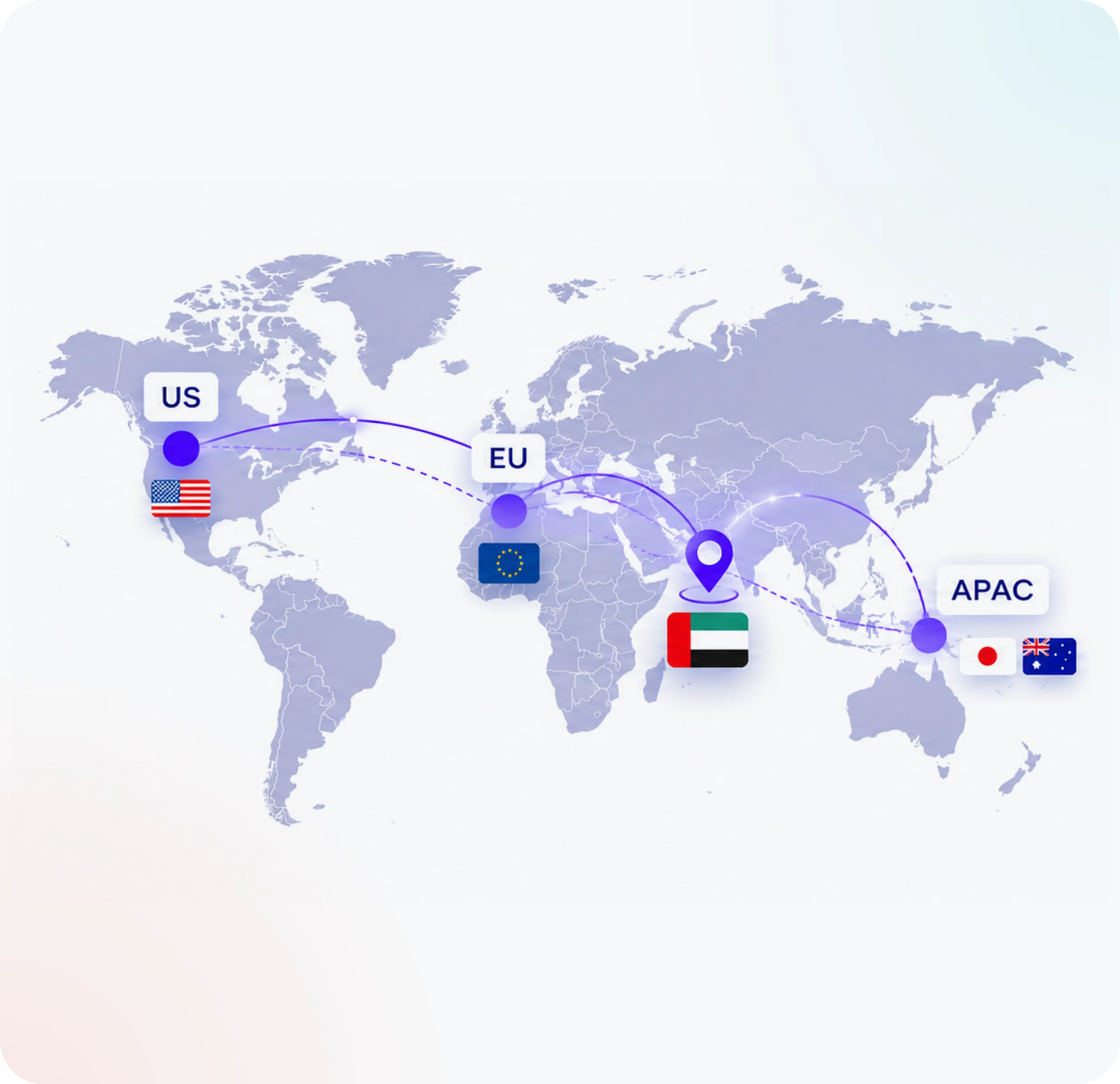 Global voice network and cross-border calling